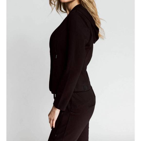 NEW ZHRILL darcia techno blazer in black - Picture 2 of 3